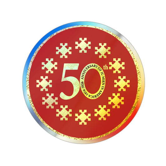 50th Anniversary Holographic Stickers